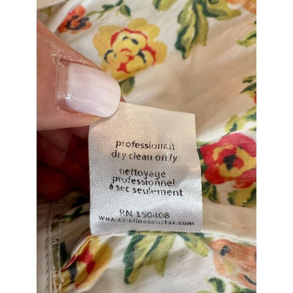 Caroline Constas White Multicolor Floral Onira Top - Size XS - Picture 4 of 7